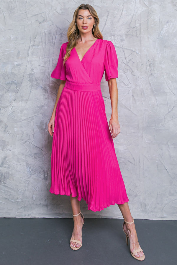 too-chic-woven-midi-dress Flying Tomato-Sophia's StyleDRESSES-1